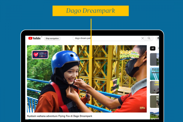 Konten Marketing Youtube Dago Dreampark